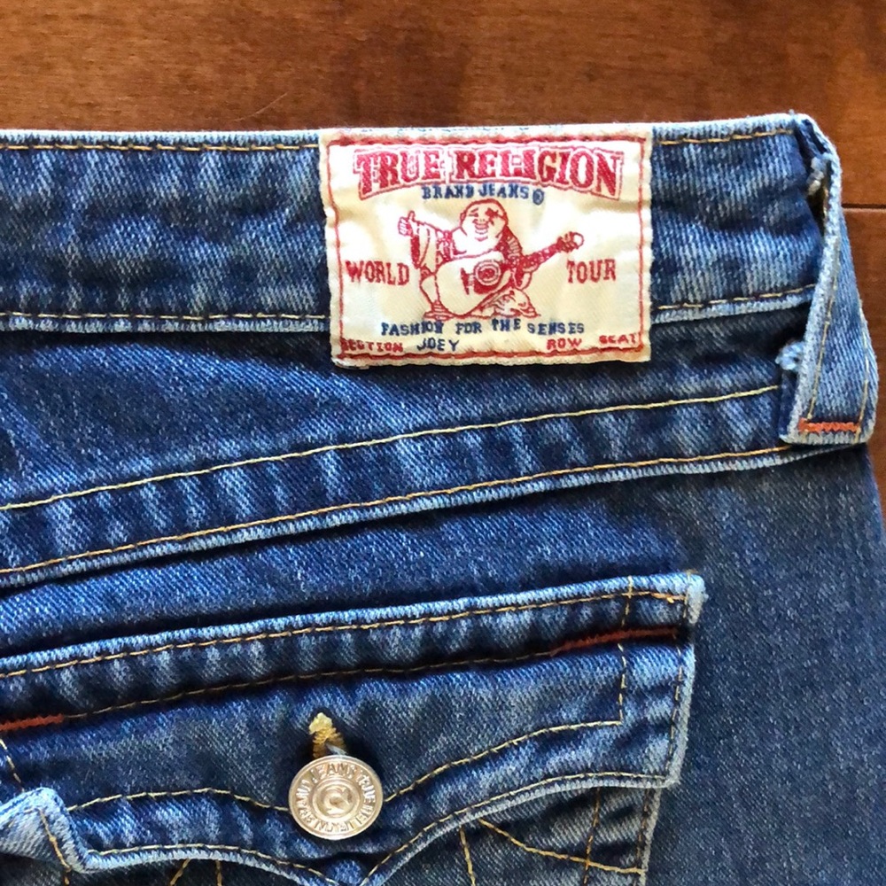 ♦️SOLD♦️True Religion Joey Twisted Seam Jeans EUC - Picture 4 of 7